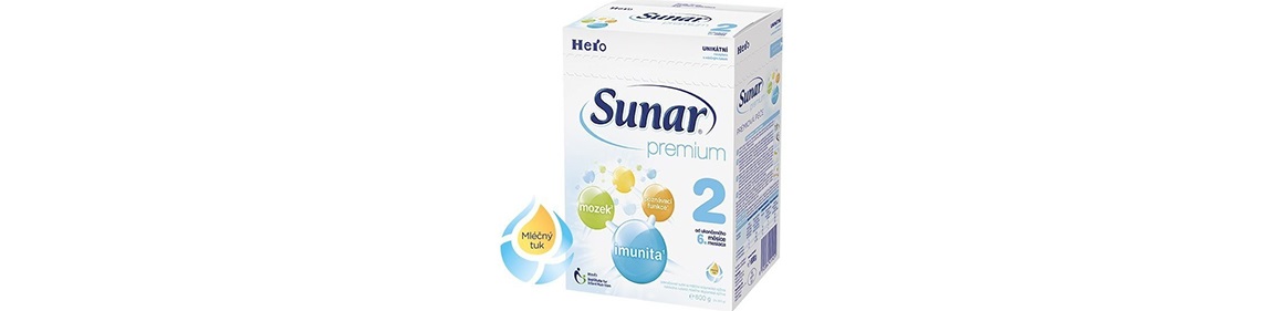 Testované mamičkami: dojčenské mlieko Sunar Premium 2