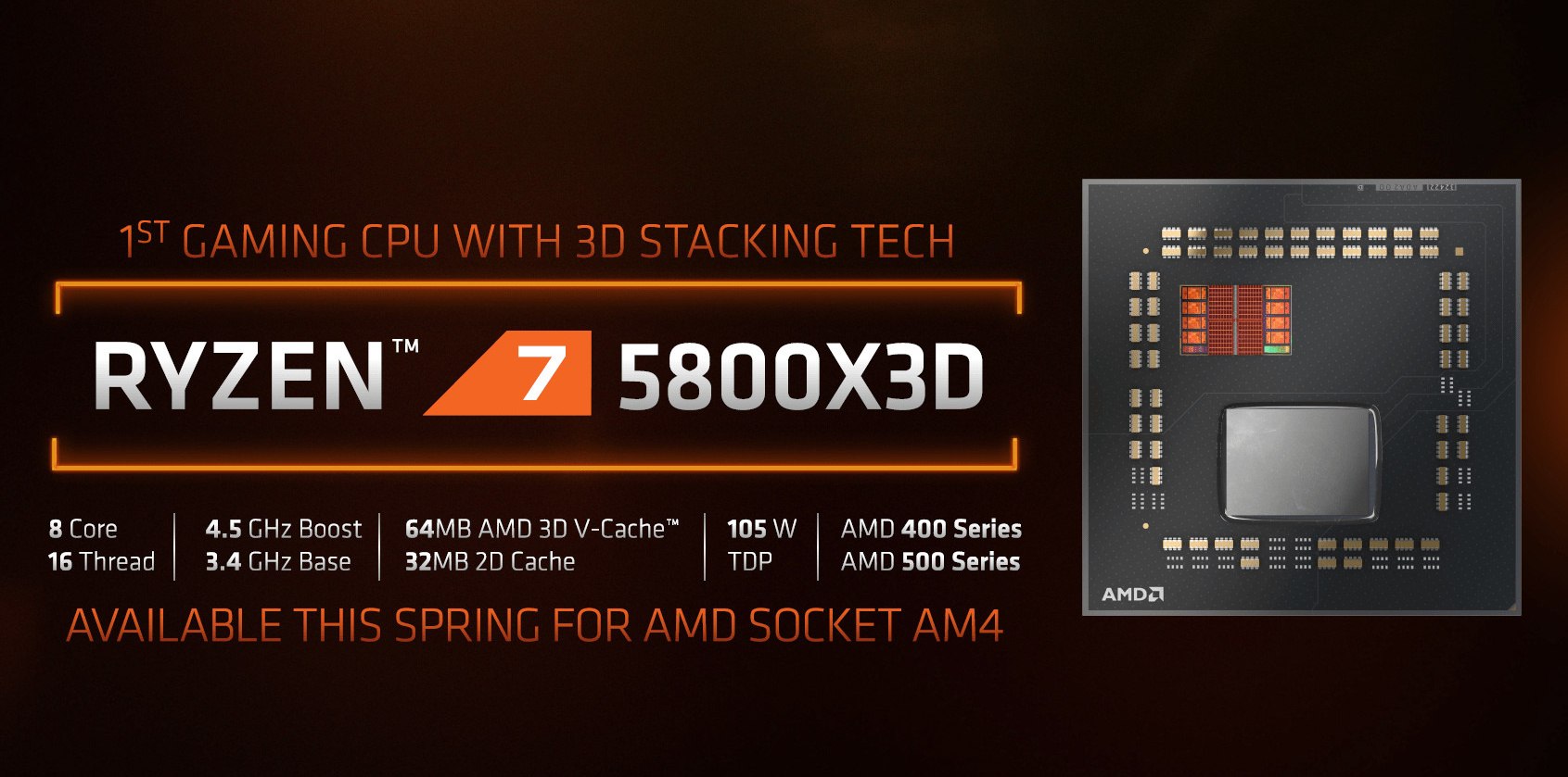 Procesor AMD Ryzen 7 5800X3D