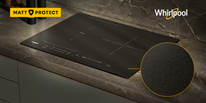 Indukčná matná varná doska Whirlpool MattProtect: Výnimočná odolnosť a vynikajúce výsledky varenia takmer bez námahy