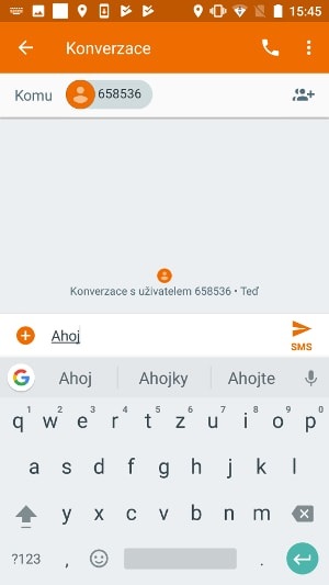 Xiaomi Mi A1, screenshot, zprávy