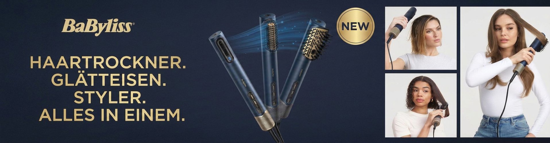 Föhn BaByliss AS6550 Air Wand 3in1