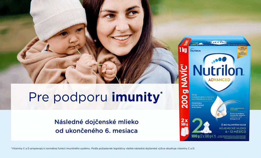 Dojčenské mlieko Nutrilon 2 Advanced pokračovacie dojčenské mlieko 6× 1 kg