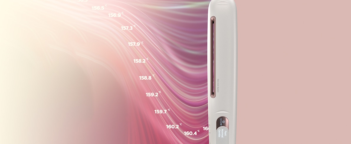 Žehlička na vlasy Philips Prestige BHS830/00 - mikroprocesor