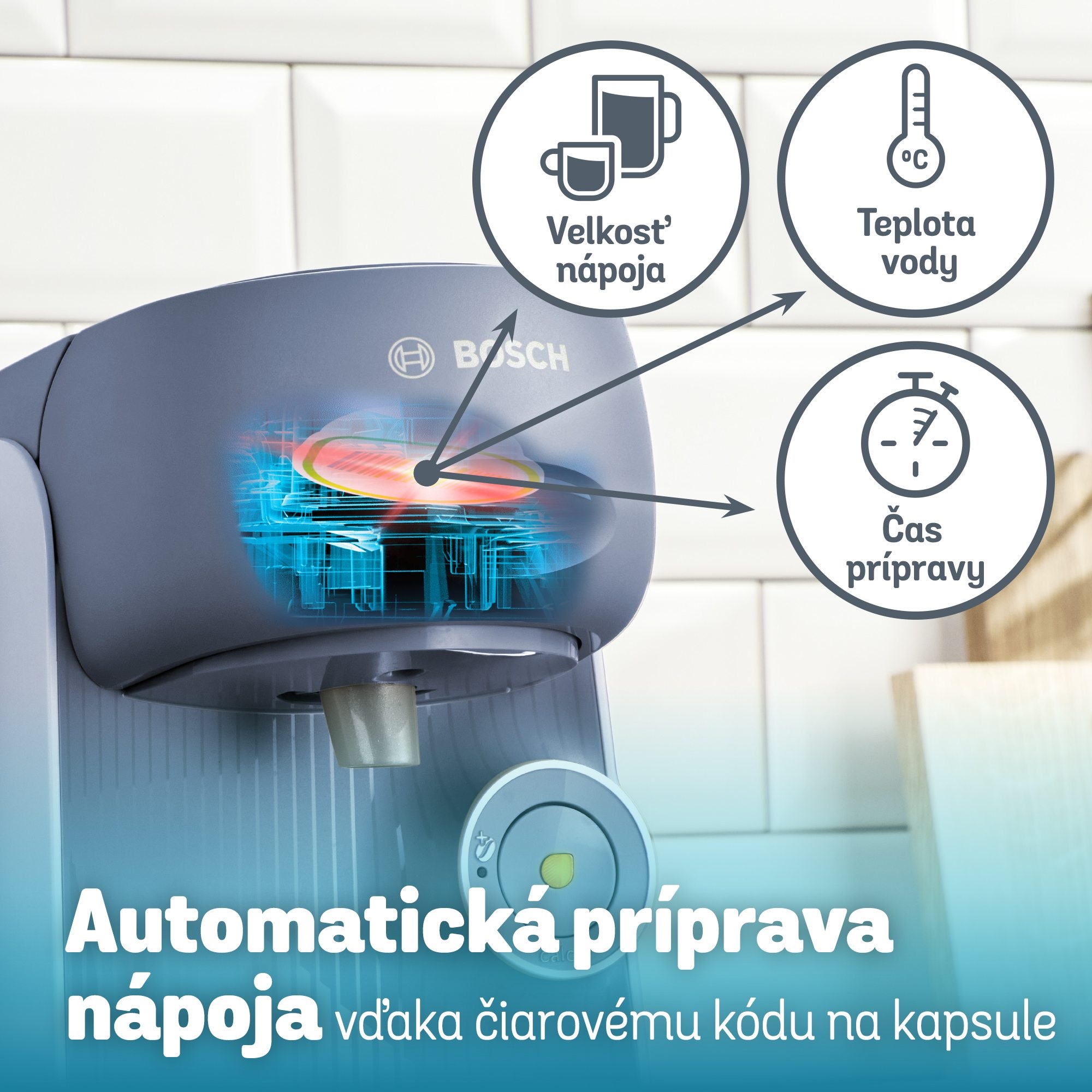 Kávovar na kapsuly BOSCH TAS16B5
