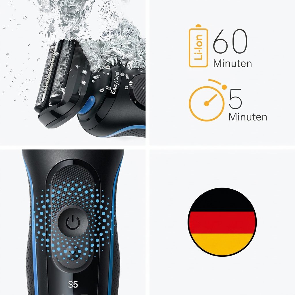 Rasierer Braun Series 5 Wet&Dry 52-B1000S