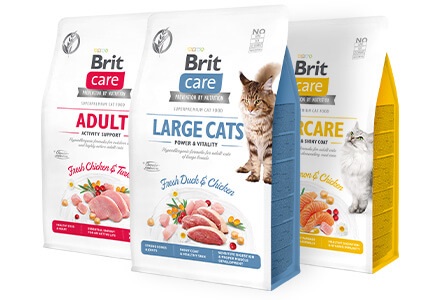 Granule brit care cat – sensitive a ďalšie