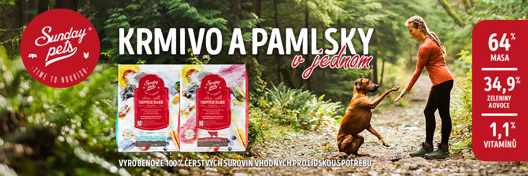 Sunday Pets krmivo a pamlsek