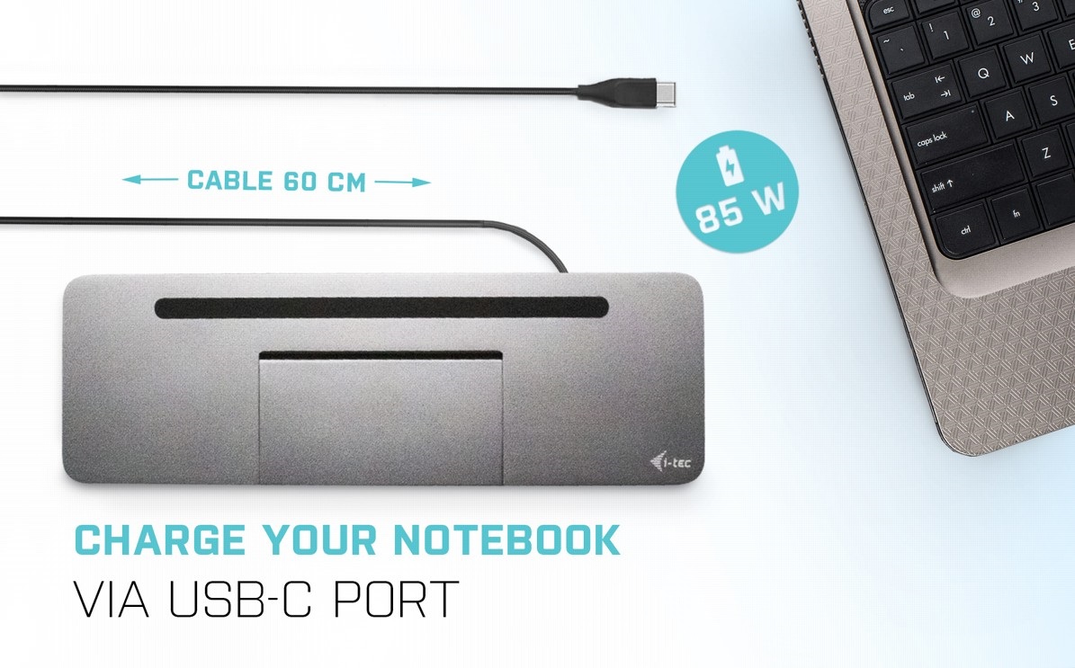 i-tec USB-C Metal Low Profile Triple Display Docking Station
