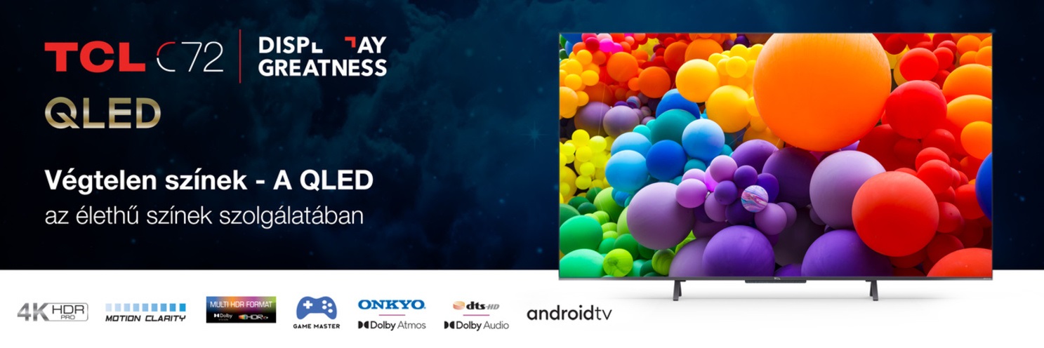 TCL 75C725 SMART ANDROID QLED