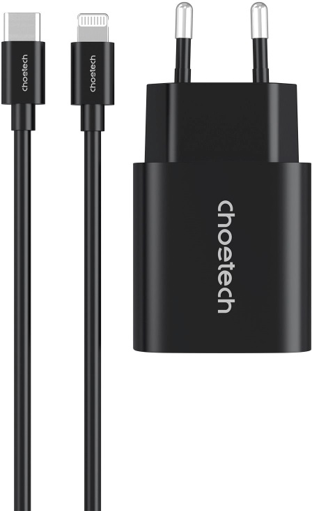 Choetech PD20W Typ-C-Wandladegerät + MFI Typ-C zu Beleuchtungskabel
