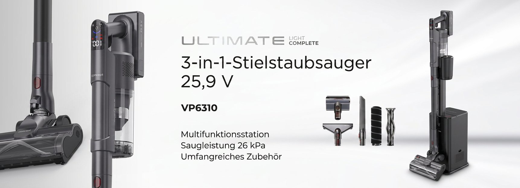 Stabstaubsauger Concept VP6310 3in1 Ultimate