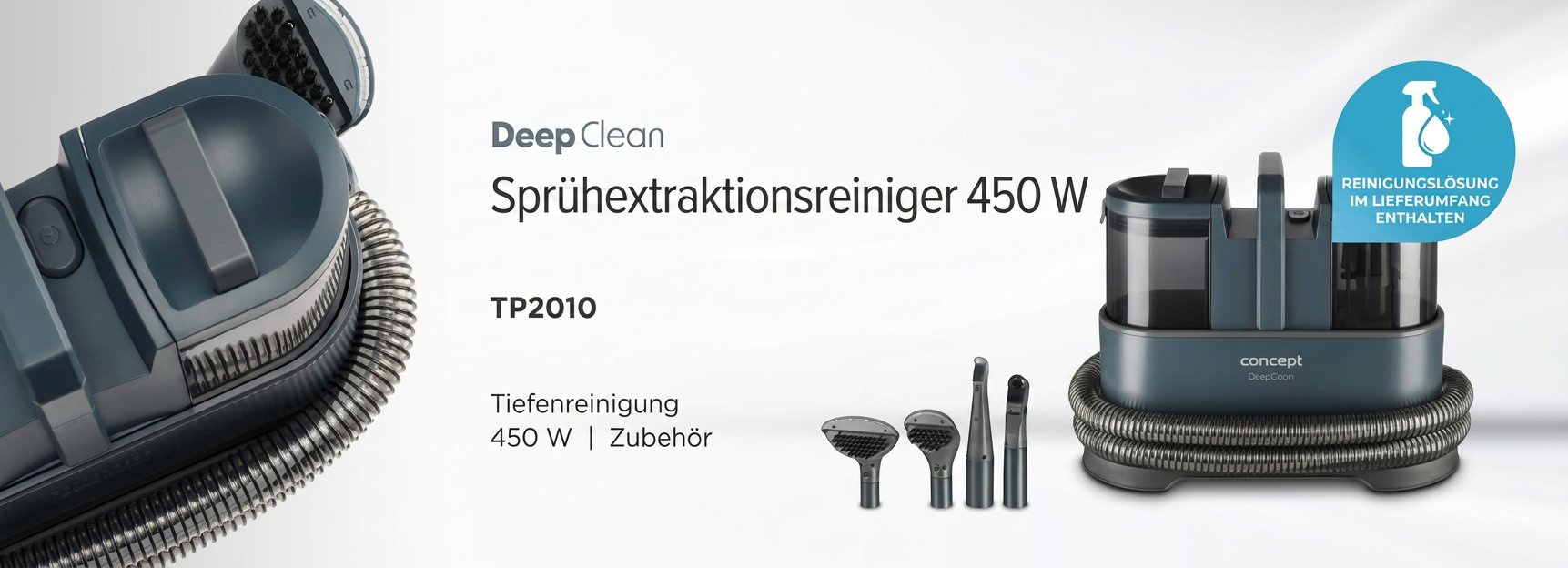 Mehrzweck-Staubsauger Concept TP2010 DEEPCLEAN 450 W