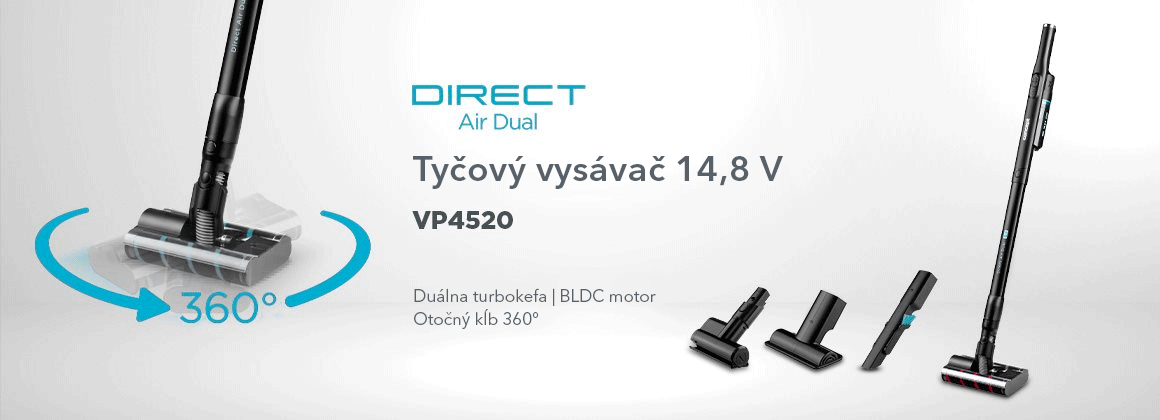 Tyčový vysávač Concept DIRECT AIR DUAL VP4520