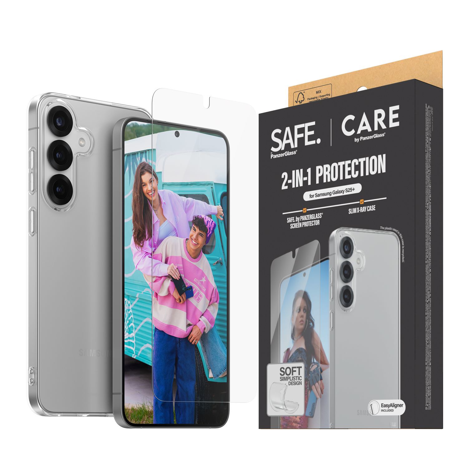 PanzerGlass CARE Wallet Kickstand Handyhülle