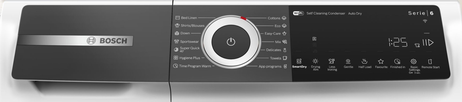 BOSCH WQB246D0CS Serie 8 tumble dryer