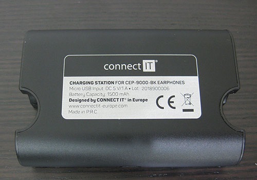 Connect IT True Wireless, zadní strana