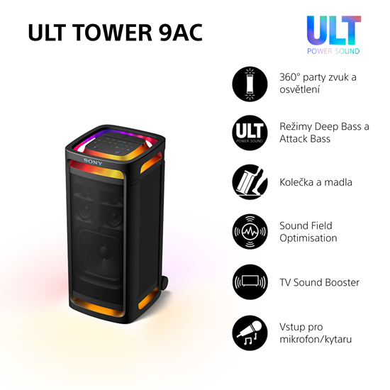 Bluetooth speaker Sony ULT Tower 9 Bluetooth speaker Sony ULT Tower 9