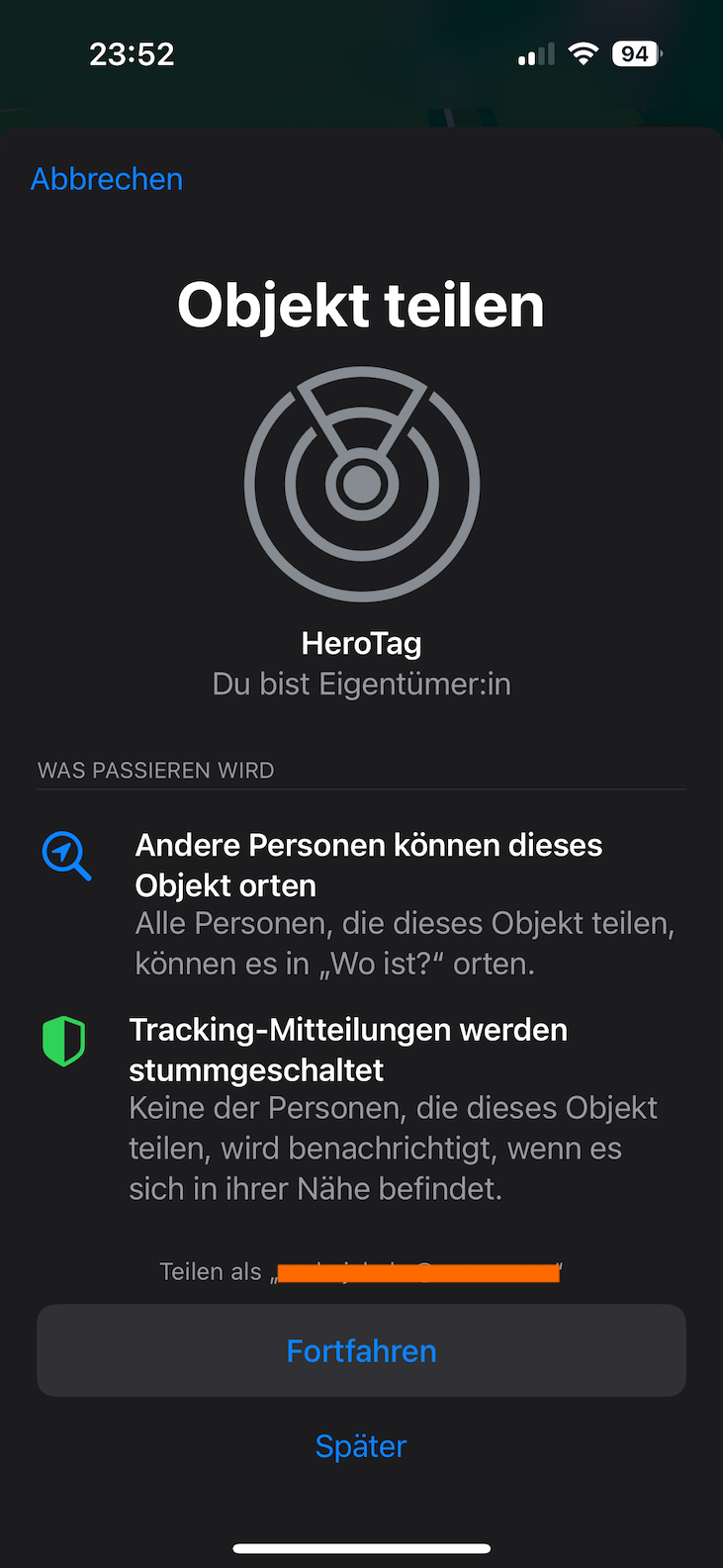 AlzaGuard Premium Hero Tag, Bewertung, gemeinsame Nutzung mit der Familie
