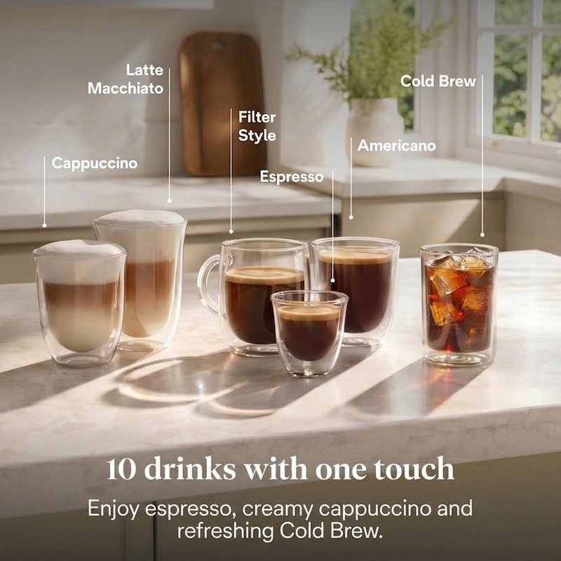 De'Longhi Rivelia Start EXAM 420.55.GR Automatic Coffee Machine