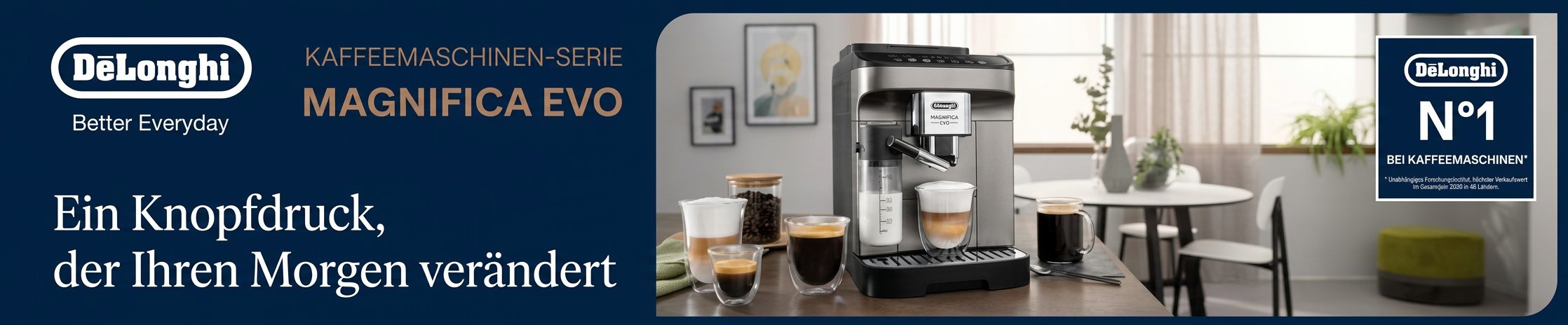 Kaffeevollautomat De'Longhi Magnifica EVO ECAM 290.61.B 