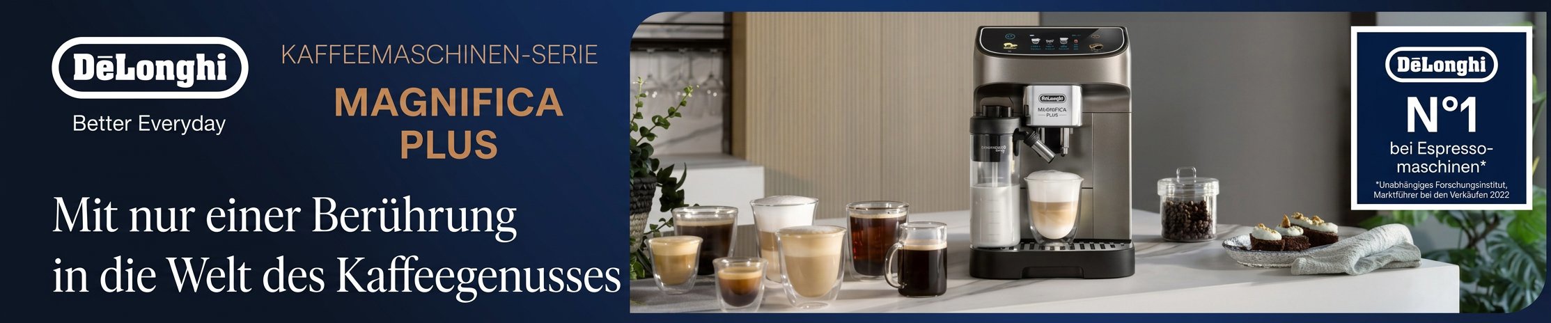 Automatische Kaffeemaschine De 'Longhi Magnifica Plus ECAM 320.61.G Automatische Kaffeemaschine De'Longhi Magnifica Plus ECAM 320.61.G