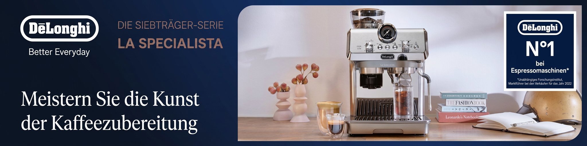 Siebträgermaschine De'Longhi La Specialista Arte Evo EC 9255.T