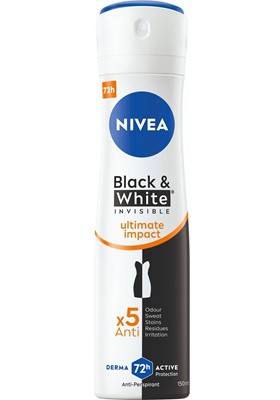 Women's antiperspirant NIVEA Black&White Invisible Ultimate Impact Women's antiperspirant NIVEA Black&White Invisible Ultimate Impact