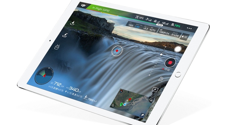 DJI Go 4 na iPadu