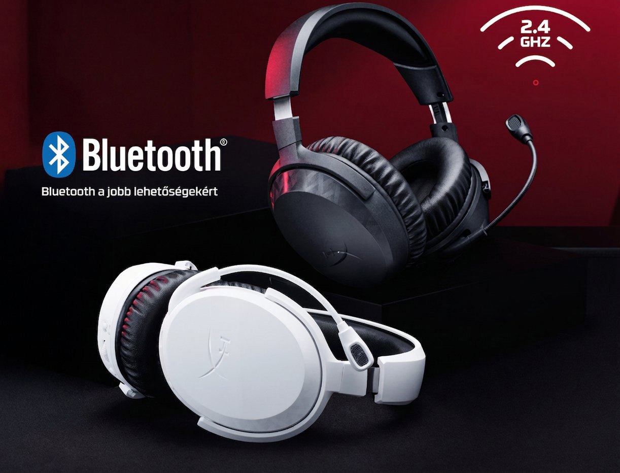 HyperX Cloud Stinger 3 Wireless Gaming Headset fekete gamer fejhallgató