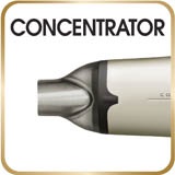Koncentrátor Fén na vlasy Rowenta CV4721F0 Compact Pro s koncentrátorem