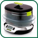 Parný hrniec Tefal Vitacuisine Compact VS400333 s praktickým systémom uskladnenia
