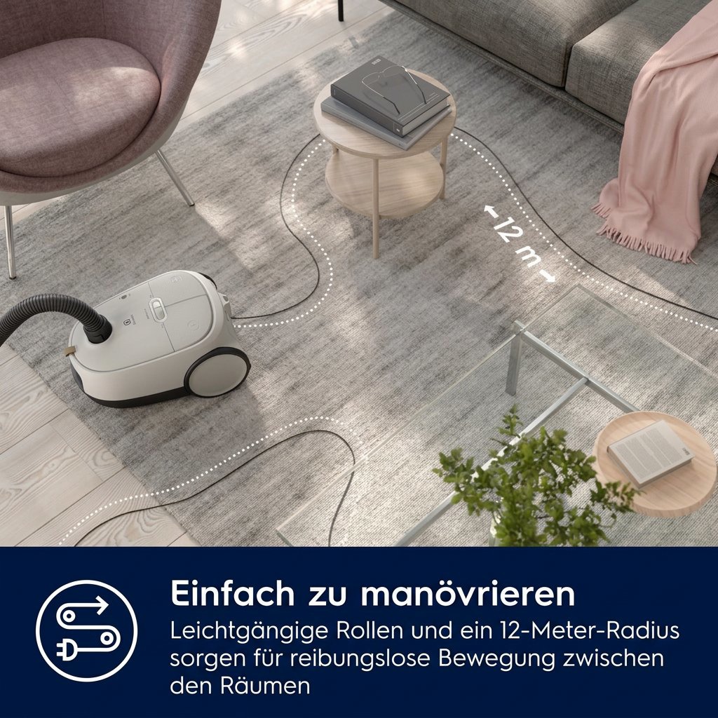 Beutelstaubsauger Electrolux 600 Hygienic EB61H6SW