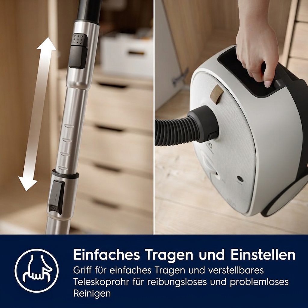 Beutelstaubsauger Electrolux 600 Hygienic EB61H6SW