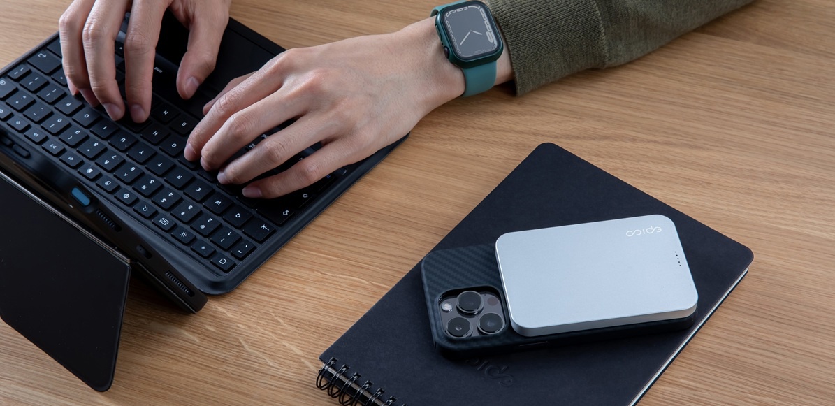 Powerbanka Epico Aluminium Magnetic Wireless Powerbank 5000mAh