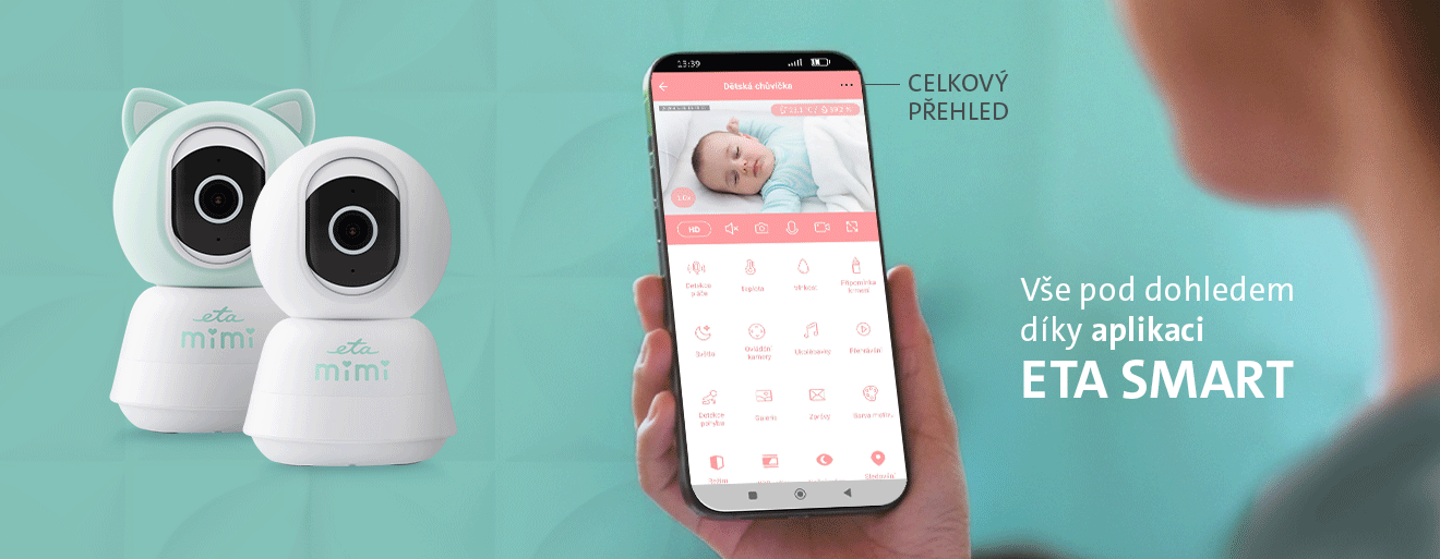 ETA Smart app for the ETA MIMI baby monitor