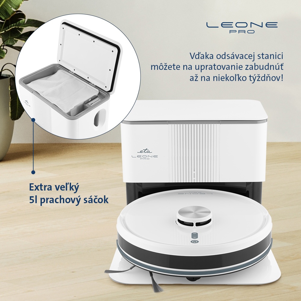 Robotický vysávač ETA Leone Pro 6244 90000 Robotický vysávač ETA Leone Pro 6244 90000