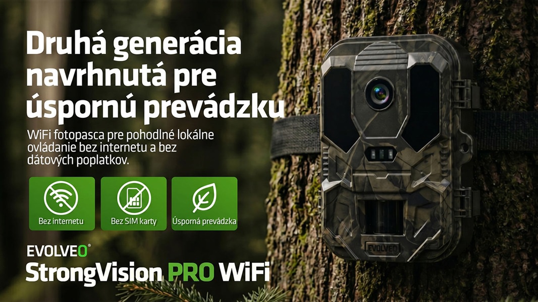 Fotopasca EVOLVEO StrongVision PRO WiFi II, 10000 mAh