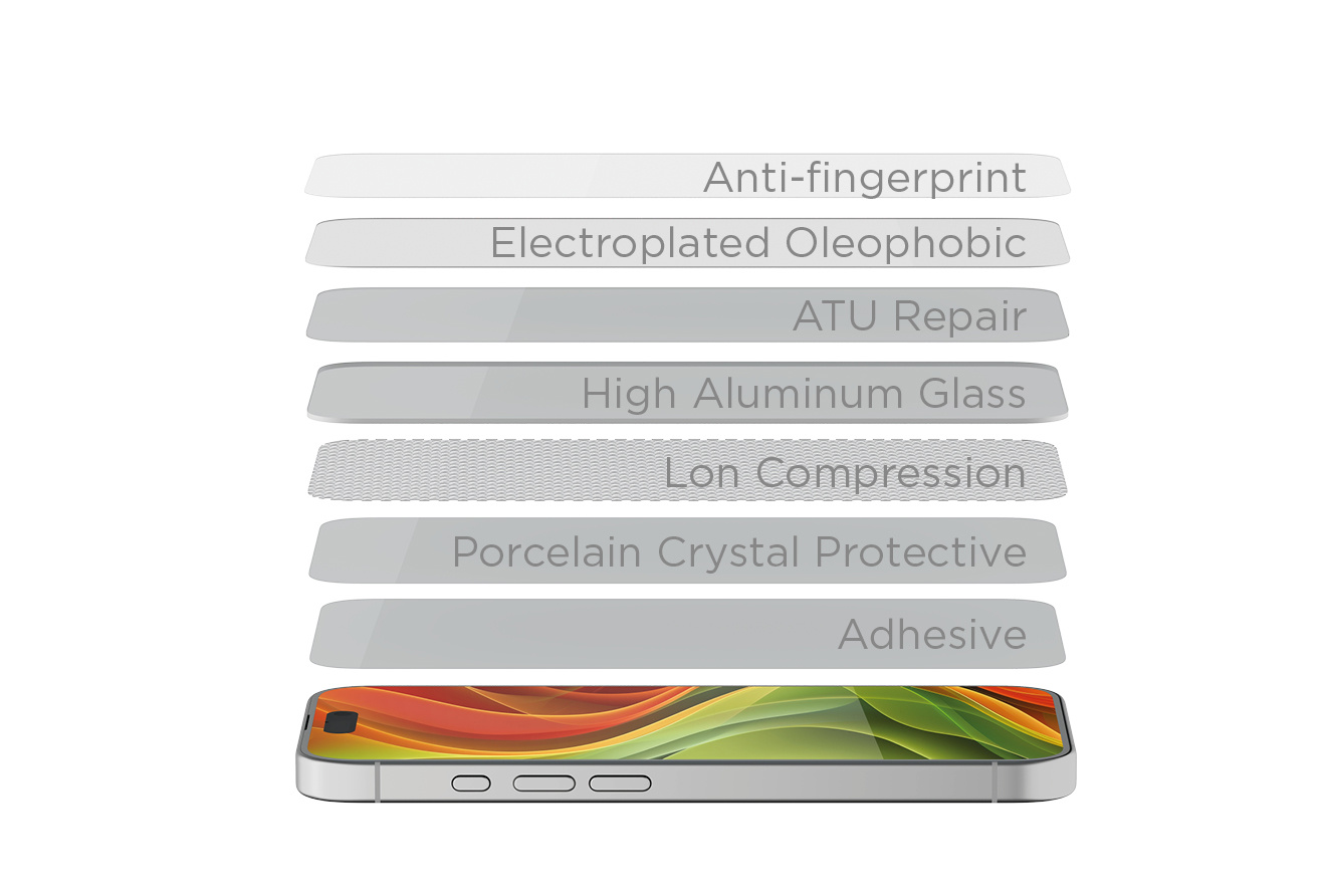 Mobile Origin Easy Glass üvegfólia - 7 rétegű védelem