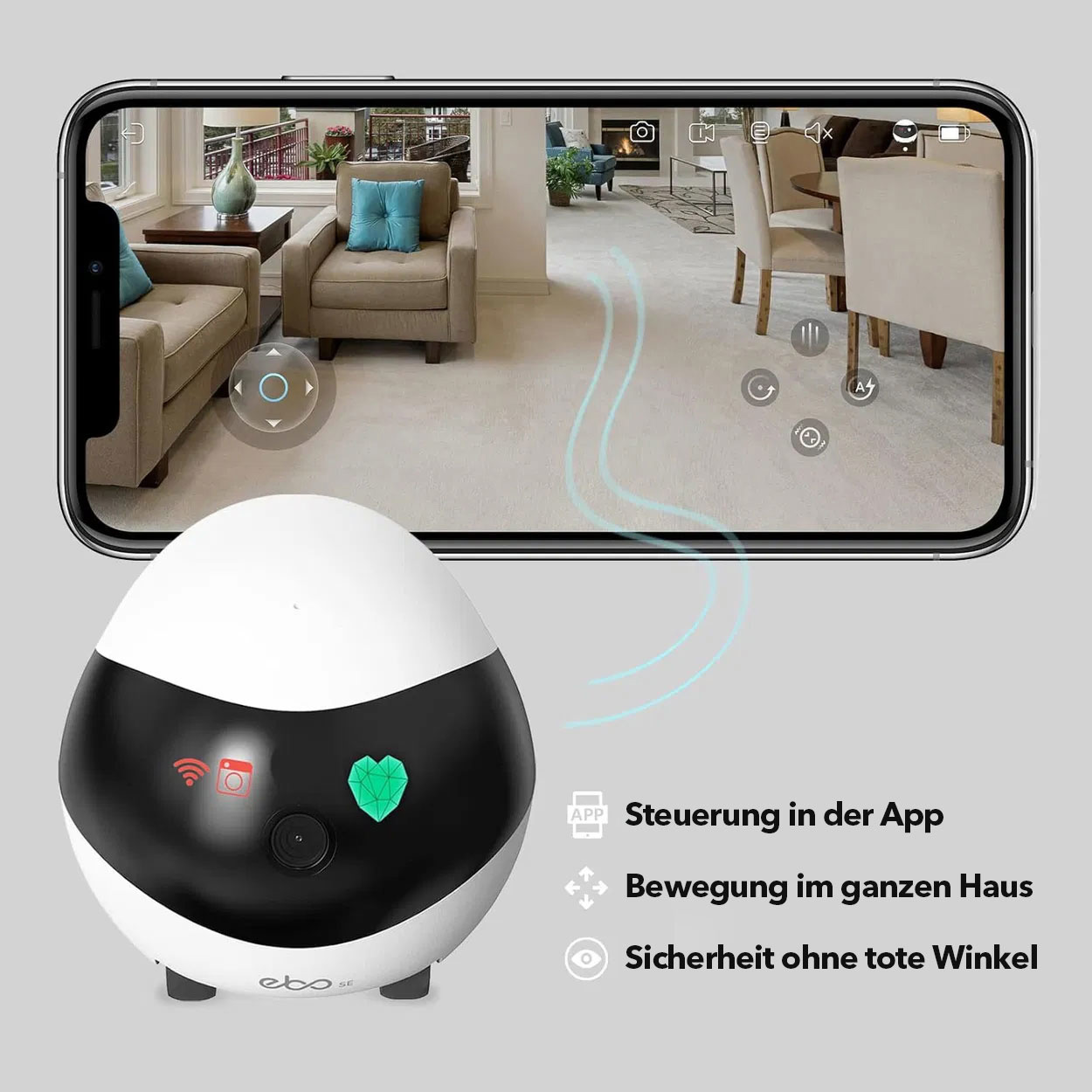 Roboter Enabot EBO SE - Robotischer Begleiter mit Kamera