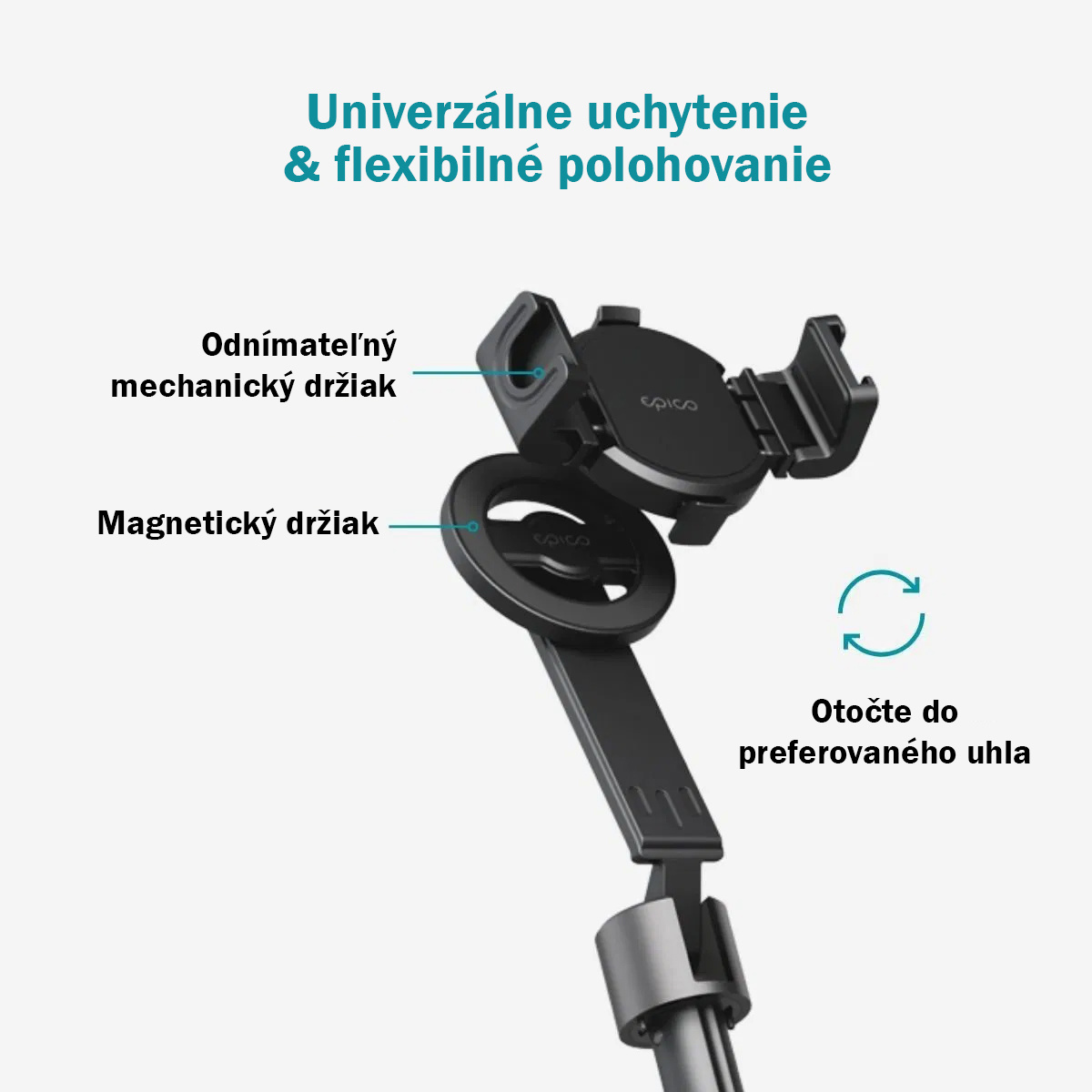 Selfie tyč Epico Tripod Mag+ 2 v 1 skladací statív a selfie tyč