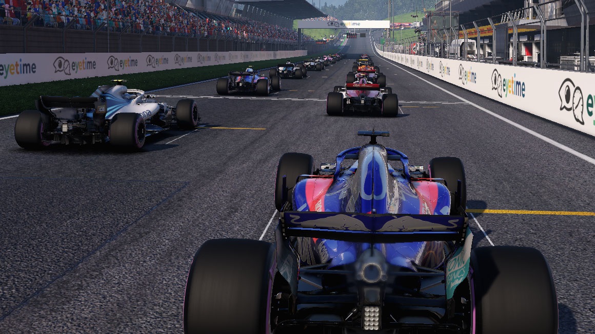 F1 2018 - kvalita obrazu NVIDIA