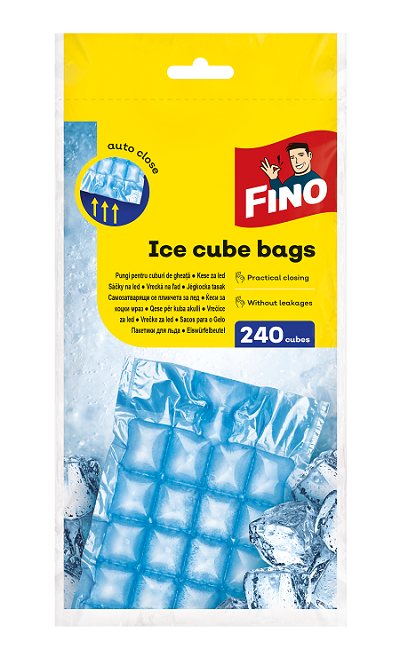 Mikrotenové sáčky FINO Sáčky na led 240 ks - box (10 sáčků)