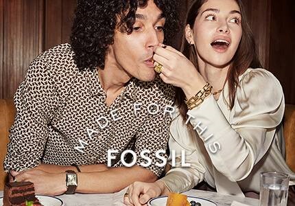 Fossil náušnice a další šperky
