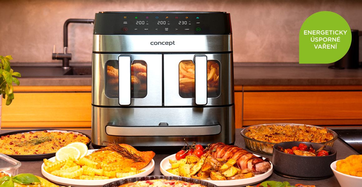  Concept FR5500 GLASS & FAST 5,5 l hot air fryer
