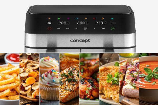  Concept FR5500 GLASS & FAST 5,5 l hot air fryer