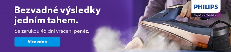 Akce Philips na žehličky a parní generátory