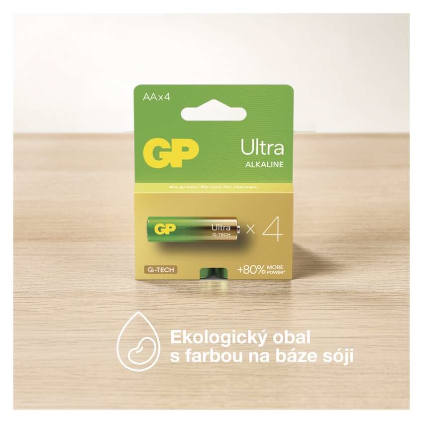 Jednorazová batéria GP Alkalická batéria Ultra AA (LR6)