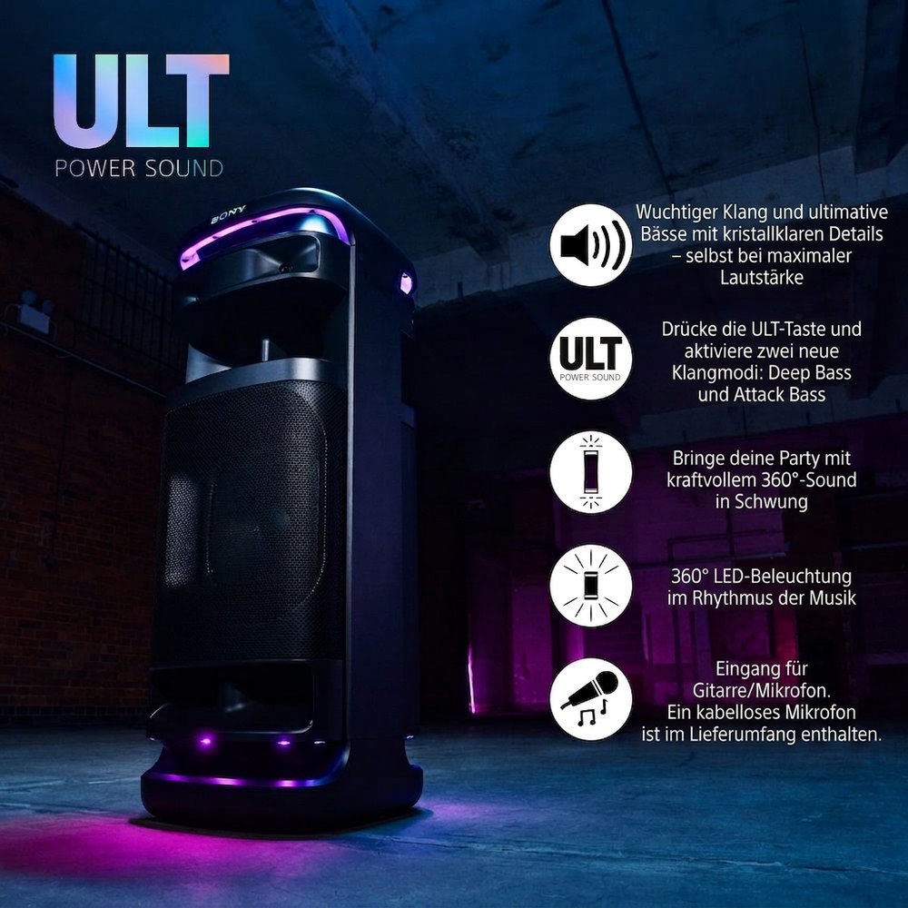 Bluetooth-Lautsprecher Sony ULT TOWER 10