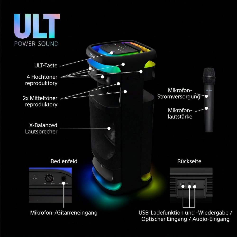 Bluetooth-Lautsprecher Sony ULT TOWER 10