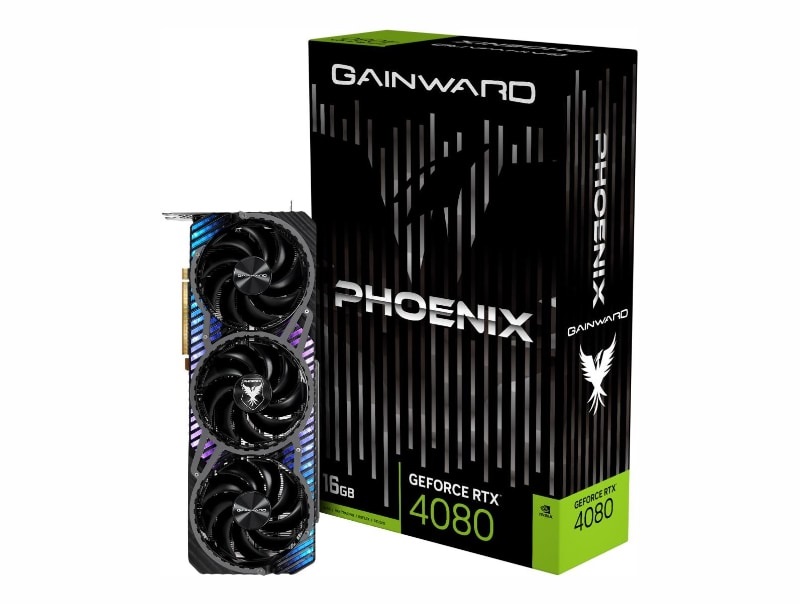 Die GeForce RTX 4080 Grafikkarten von Gainward